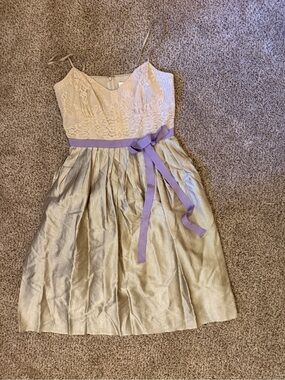 Tracy Reese Lace Anthropologie Dress in Champagne Beige